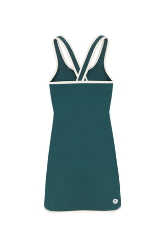 SPIN TENNIS DRESS - SPORTY GREEN