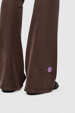 HOLD RIBBED PANTS - TRUFFLE