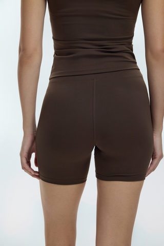 BIKER SHORTS - TRUFFLE