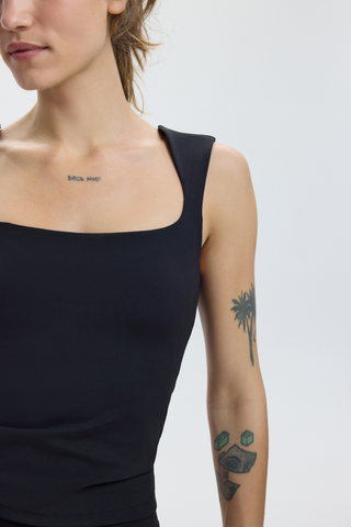 BARDOT TANK / Askılı üst - CHARCOAL