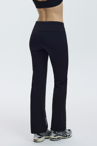 FOLD OVER PANTS - CHARCOAL