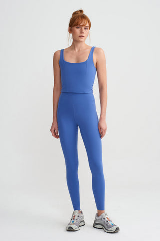 BOW LONG BRA - ISLAND BLUE