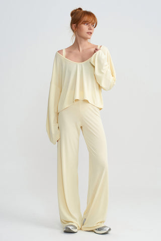 STUDIO PANTS - BUTTER YELLOW