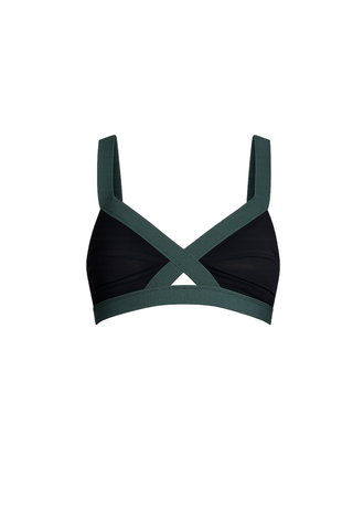 GLITZ BRALETTE - CHARCOAL