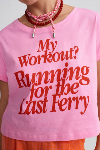CROPPED TSHIRT - CANDY PINK