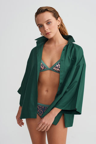 DOUBLE DIP BIKINI BOTTOM - LEOPARD