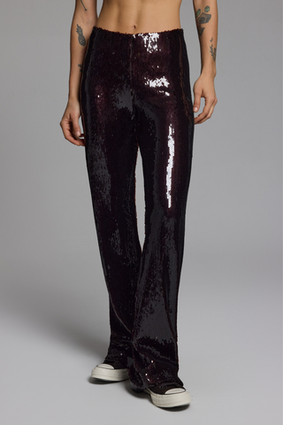 GLAZE SEQUIN PANTS - SOUFFLE