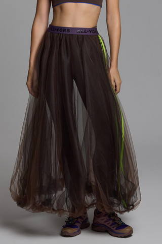 CLOUD TÜL BALON ETEK - ESPRESSO MARTINI