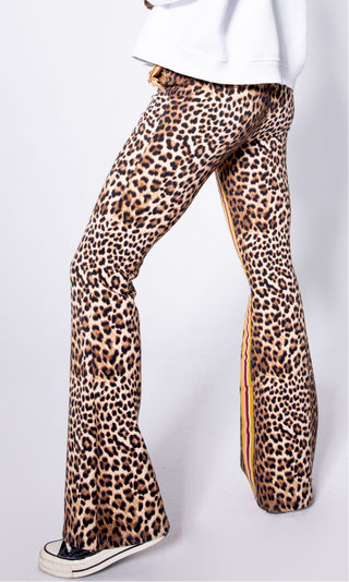 SPANIARD FLARE PANTS - LEOPARD