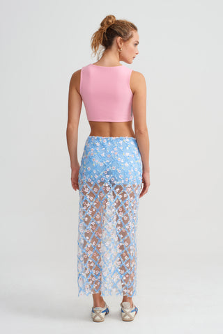 FLOWER POWER SKIRT