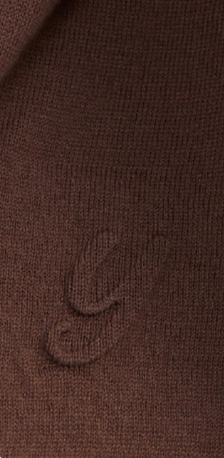 BUTTER POLO KNIT BROWN