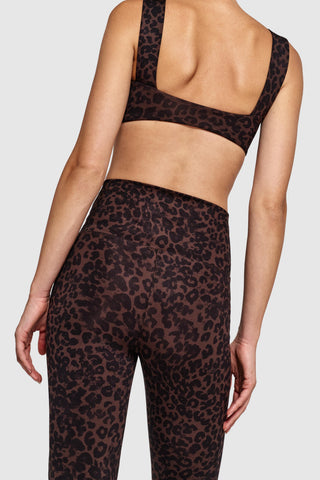 TWIST FLARE PANTS - LEOPARD