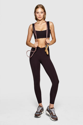 RISER 7/8 LEGGINGS - GANACHE