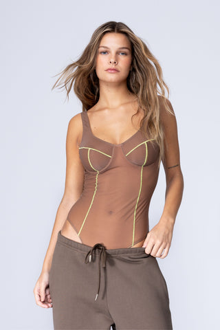 NAKED BODYSUIT - TAUPE