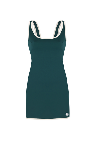 SPIN TENNIS DRESS - SPORTY GREEN