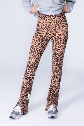 TWIST PANTS - LEOPARD