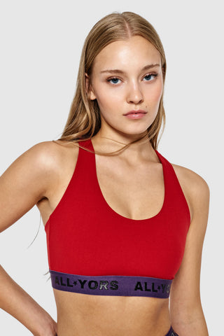 ALLYORS JUST BRA - FIRE RED