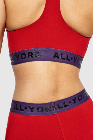 ALLYORS JUST BRA - FIRE RED
