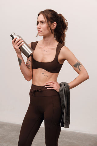 BARDOT BRALETTE - TRUFFLE